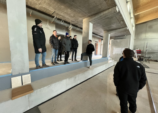Die Ringer erhalten einen aktuellen Zwischenstand uber den Hallenneubau v3