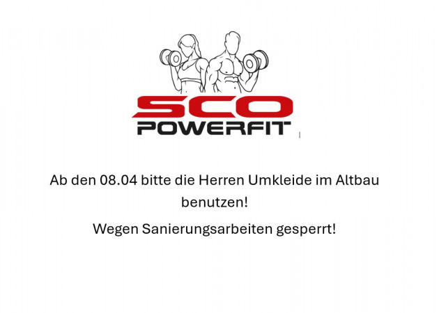 Umkleide Sanierungsarbeiten